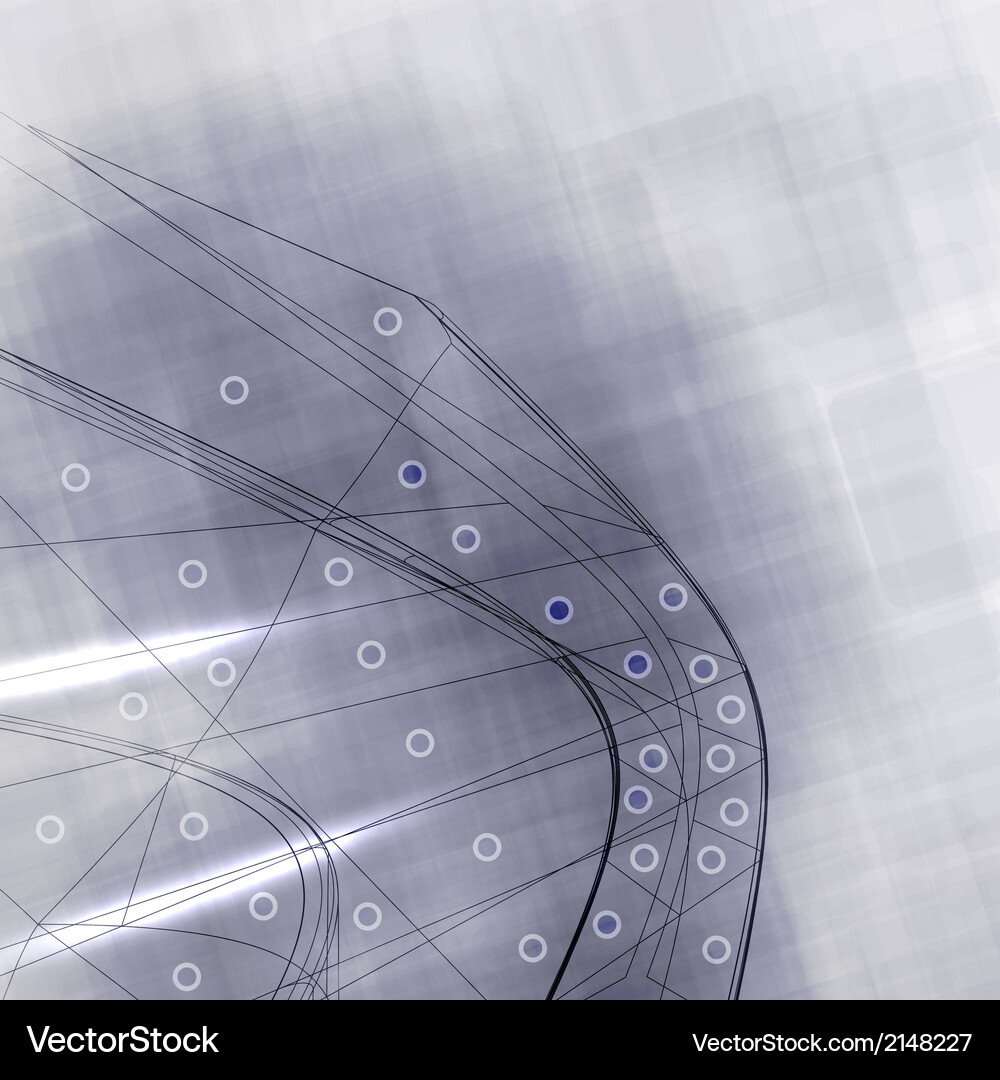 Abstract retro technology technical background Vector Image