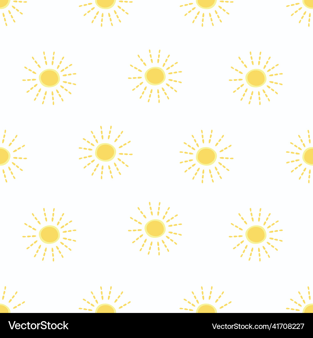 Sunshine background pattern Sunshine background pattern vector image