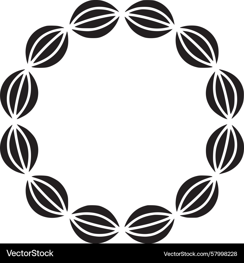 Seed Circle Pattern - Geometric Vector Image