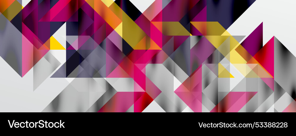 Tech minimal overlapping triangle shapes elements Tech minimal overlapping triangle shapes elements vector image