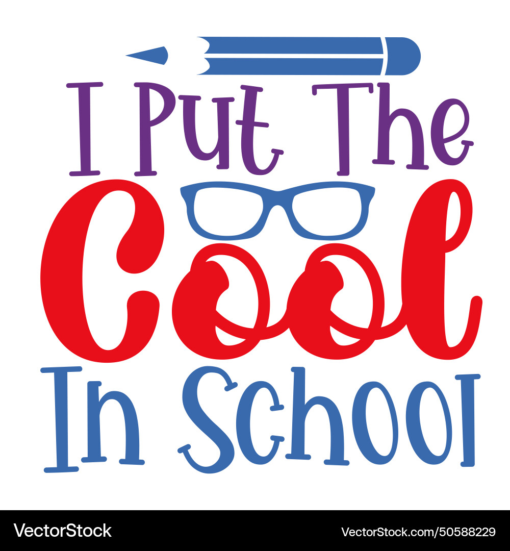 Back to school shirt print template Back to school shirt print template vector image