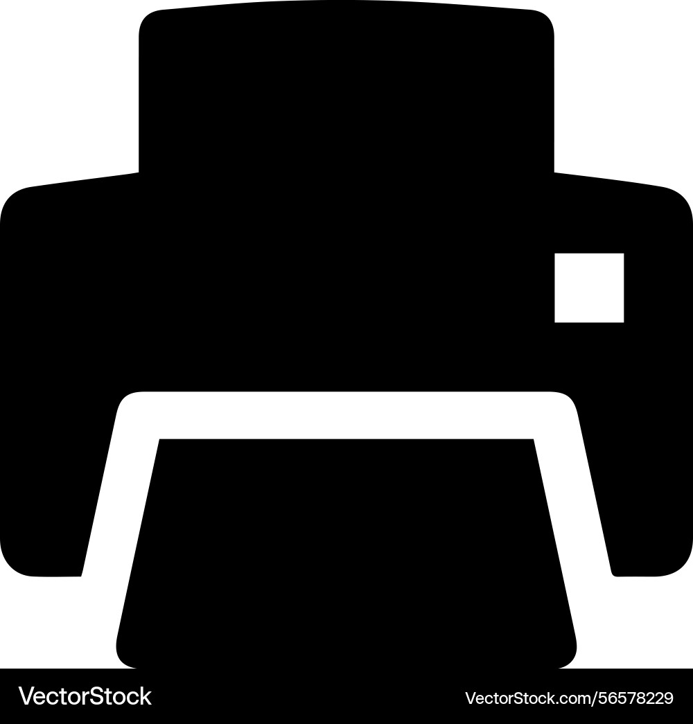 Computer printer icon symbol image Computer printer icon symbol image vector image