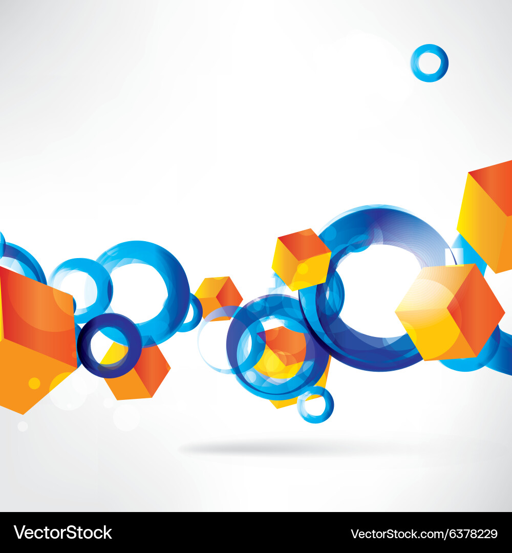 Dynamic Geometric Background vector image