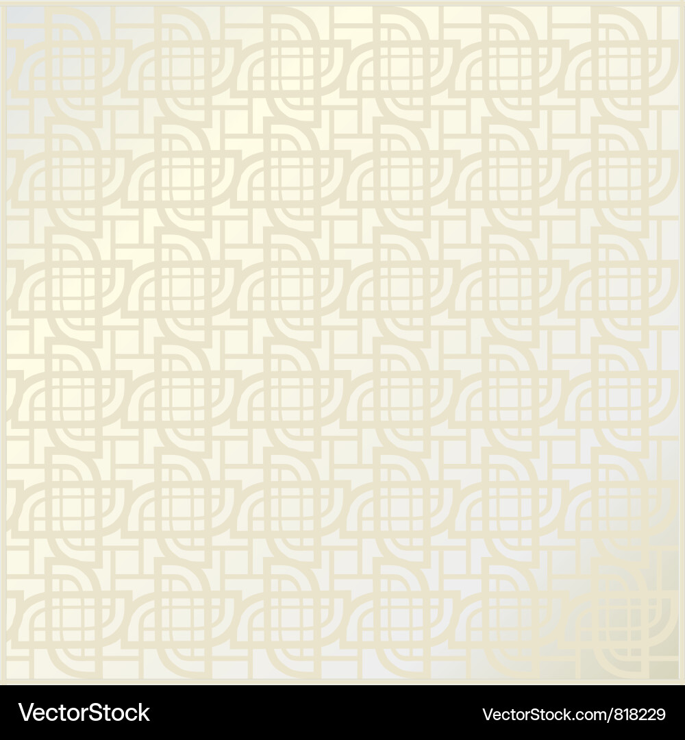 Golden Celtic Knot Pattern Vector Image
