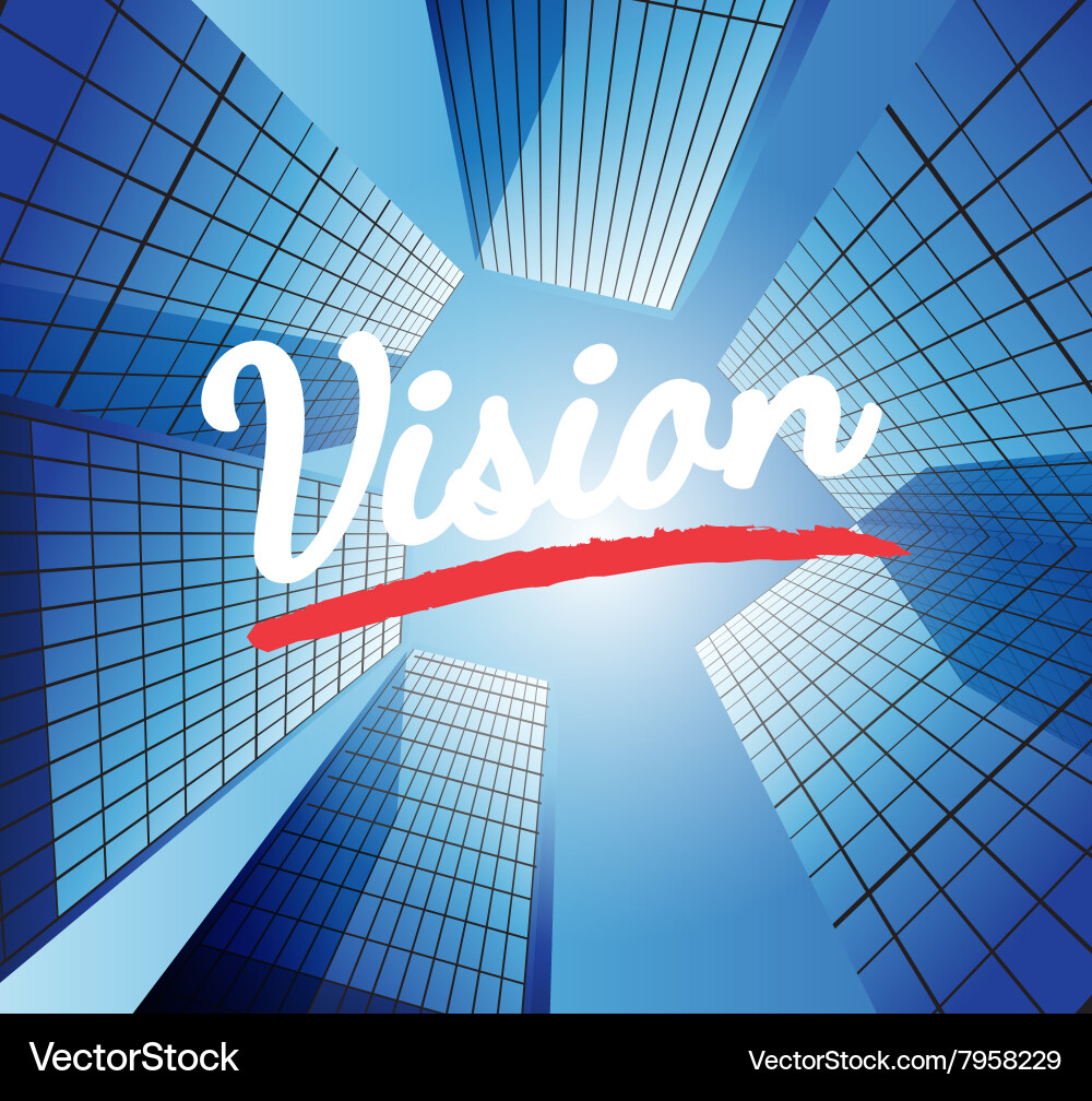 Vision concept with abstract background Royalty Free Vector