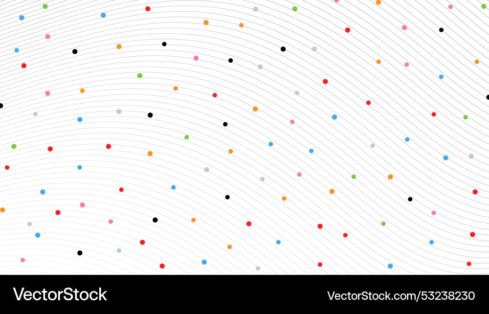 Abstract colorful circles repeat and lines Abstract colorful circles repeat and lines vector image