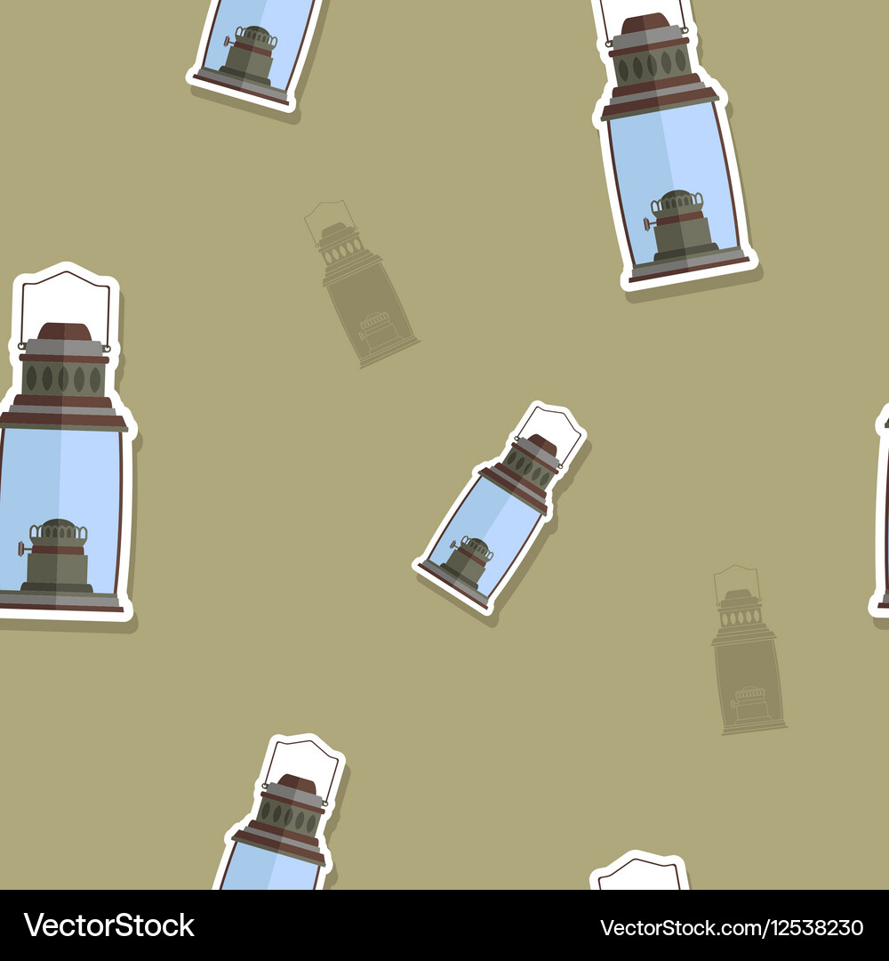 Seamless pattern with lanterns Vector Image