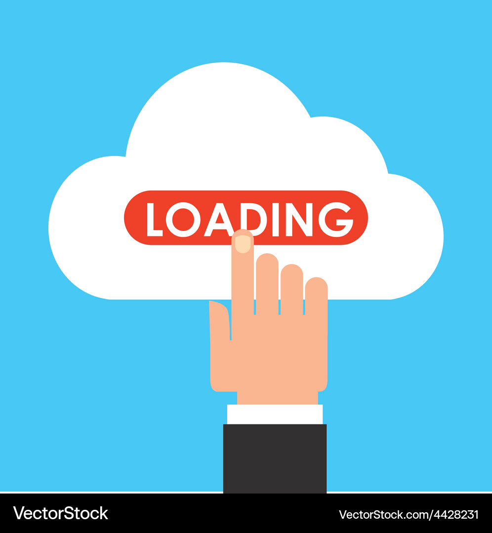 Cloud computing Vector Image