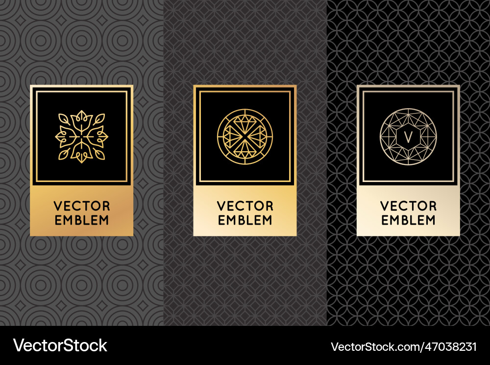 Set of design elements Set of design elements Vector Image