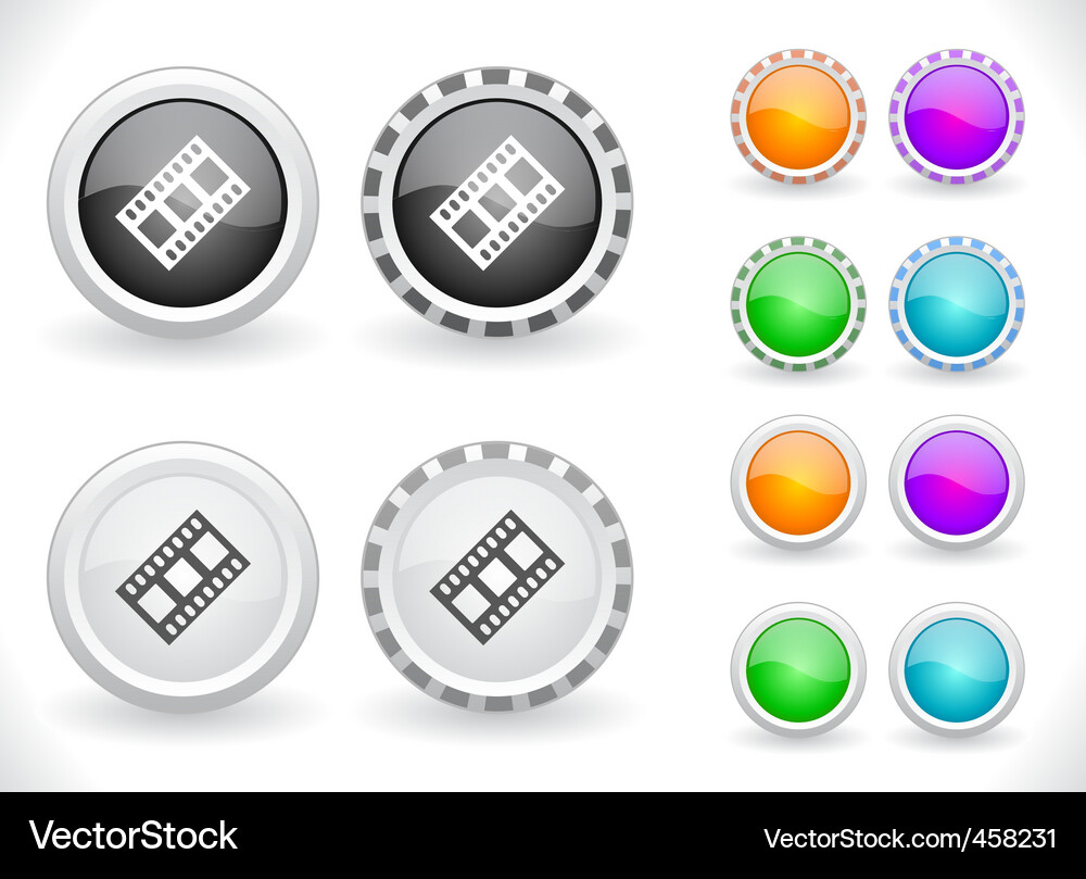 Web menu items Vector Image