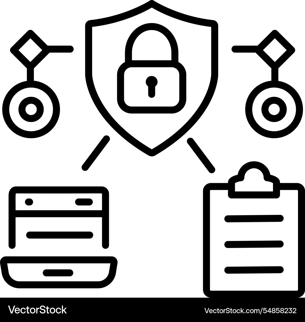Api security vector image