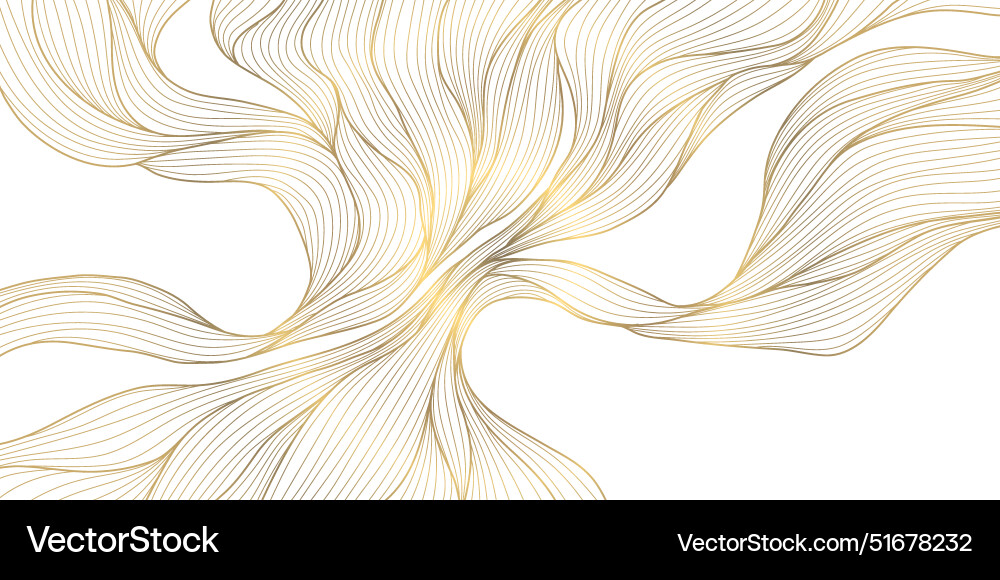 Gold abstract line pattern wave texture Gold abstract line pattern wave texture vector image