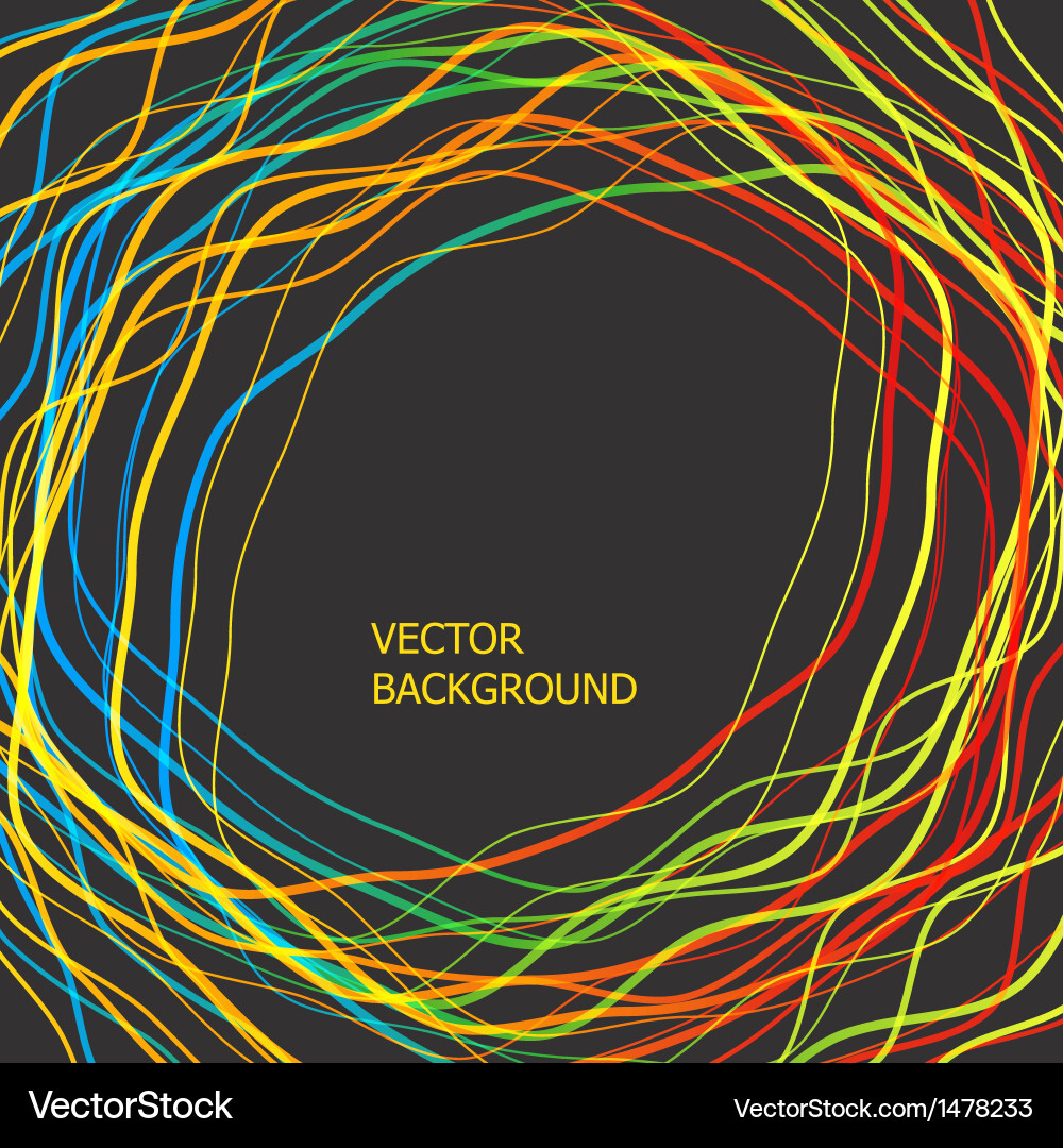 Dynamic Swirls Background vector image