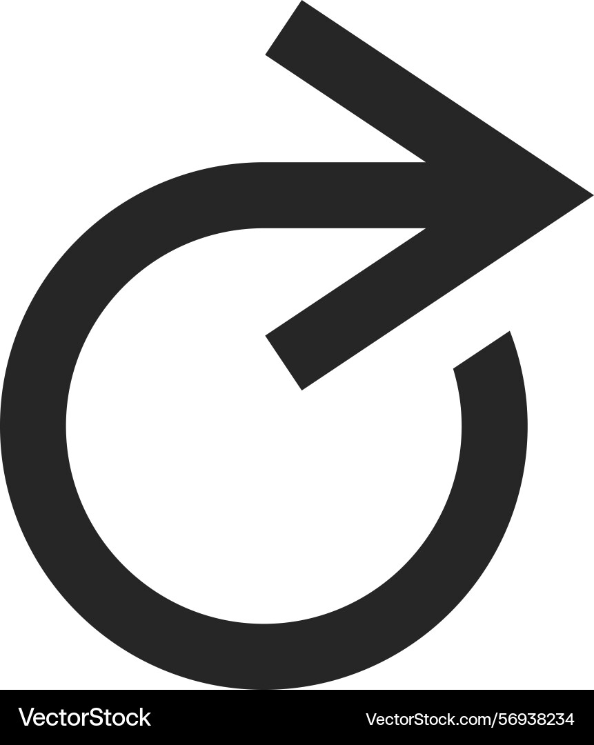 Symbolizing continuous processes a circular arrow Symbolizing continuous processes a circular arrow vector image