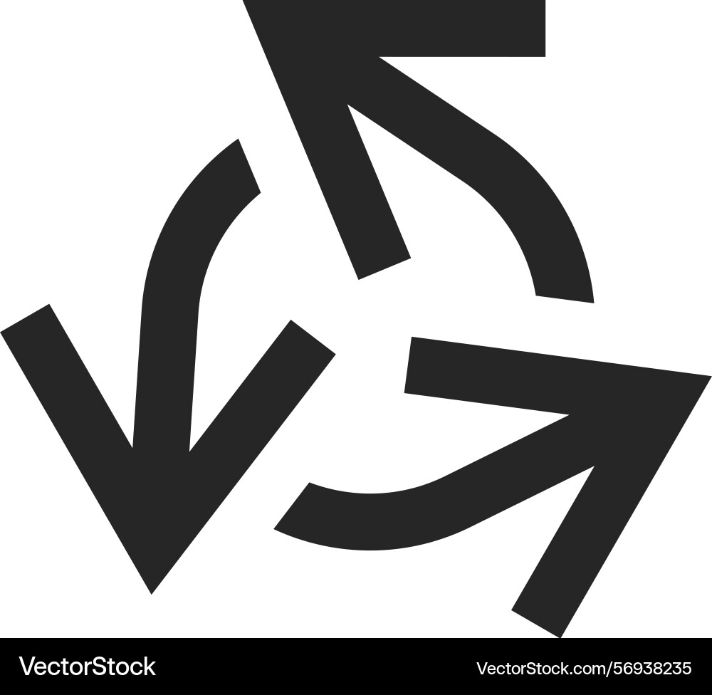 Circular arrows rotating in a clockwise direction Circular arrows rotating in a clockwise direction vector image