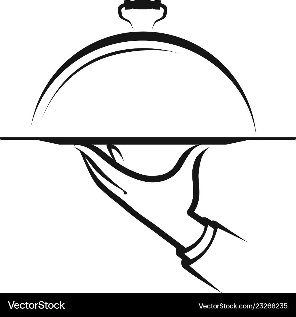 Restaurant Food \u0026 Service Symbols – Royalty-Free Vector | VectorStock, image size:1000x1073