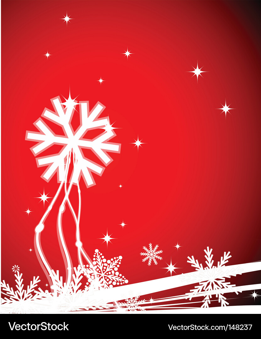 Snowflake background Vector Image