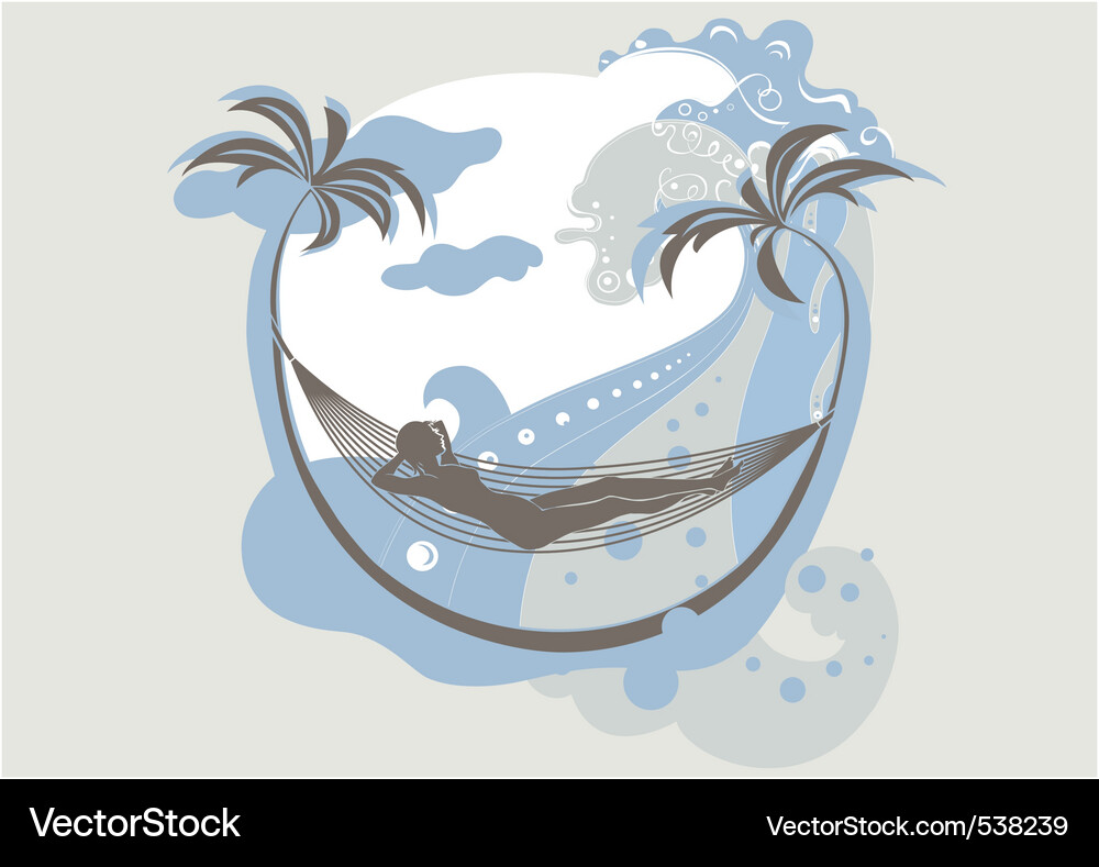 Hammock Vector Image