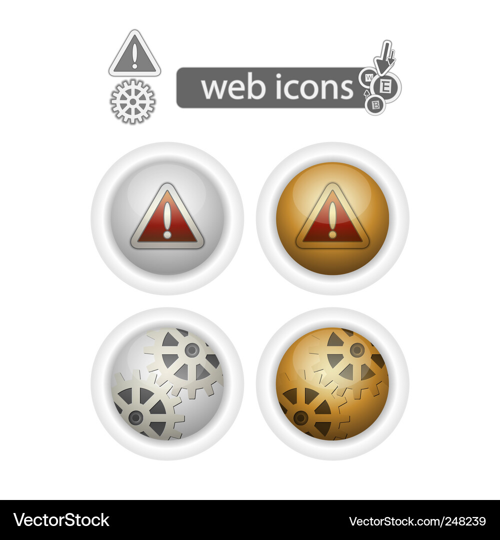 Web icons Vector Image
