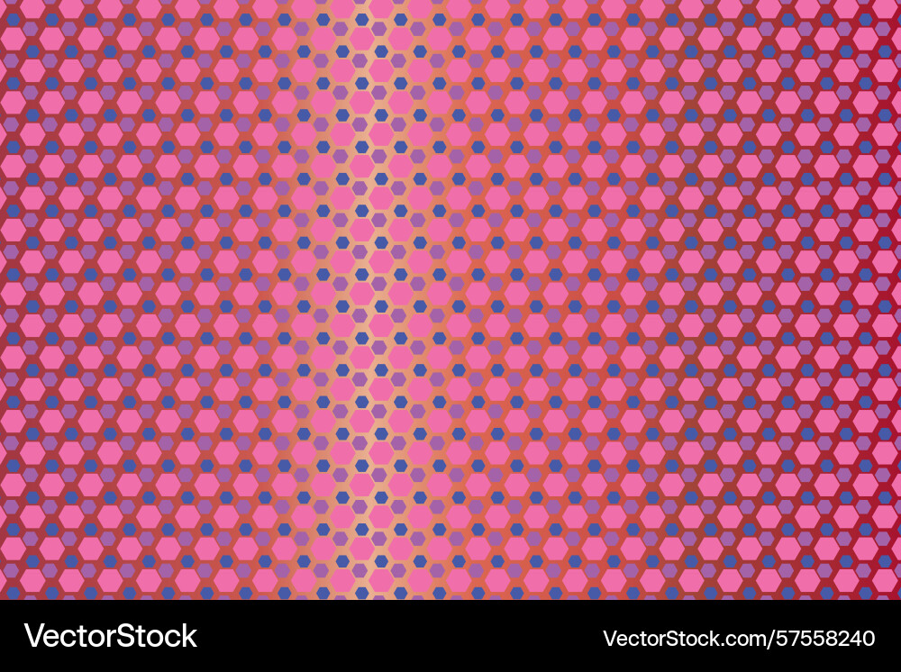 Abstract colorful geometric hexagon pattern with Abstract colorful geometric hexagon pattern with vector image