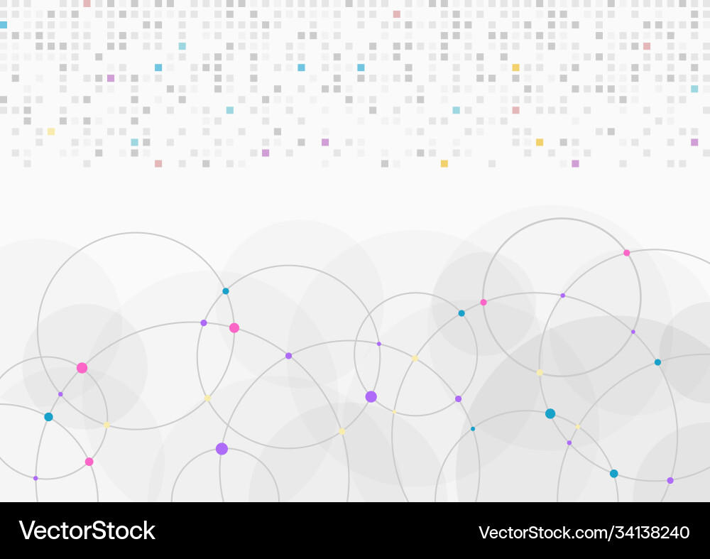 Pixel Data Abstract Background vector image