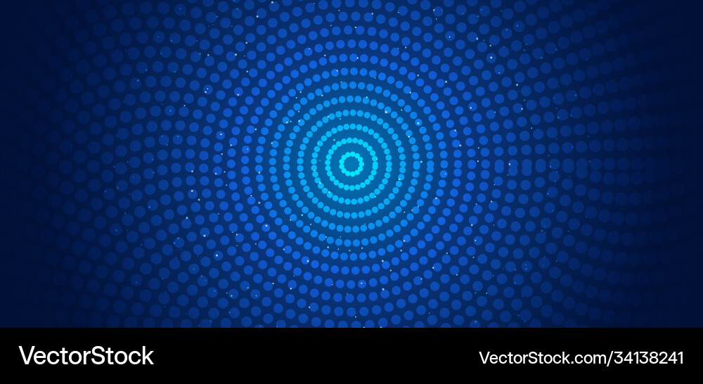 Abstract horizontal banner web template circles Abstract horizontal banner web template circles vector image