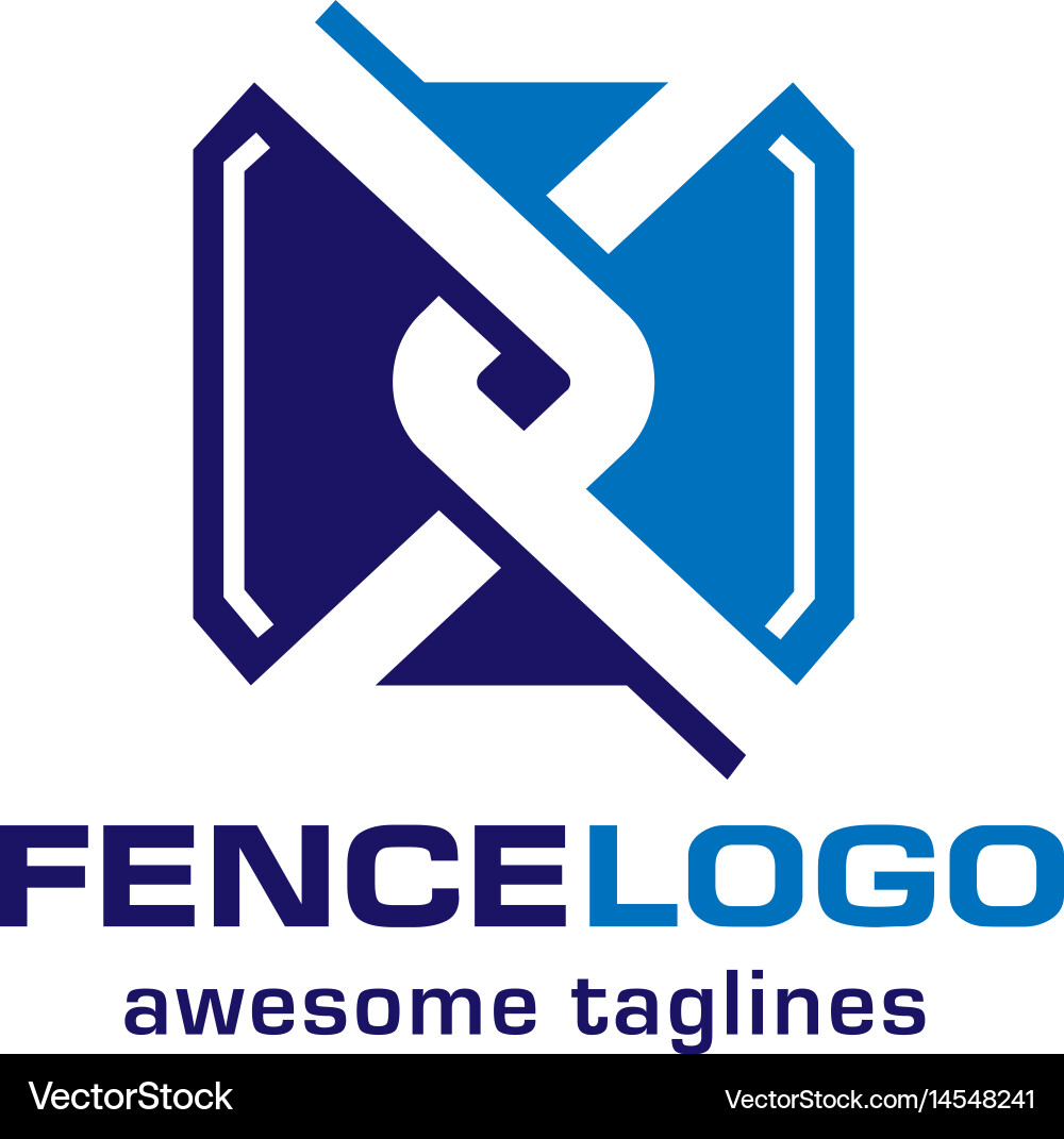Chain Link Fence Logo – Royalty-Free Vector | VectorStock