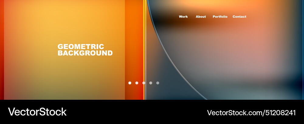 Circle triangle geometric web site page template Circle triangle geometric web site page template Vector Image