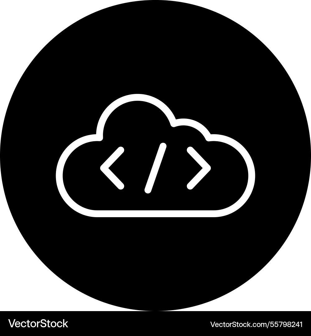 Coding icon design Vector Image
