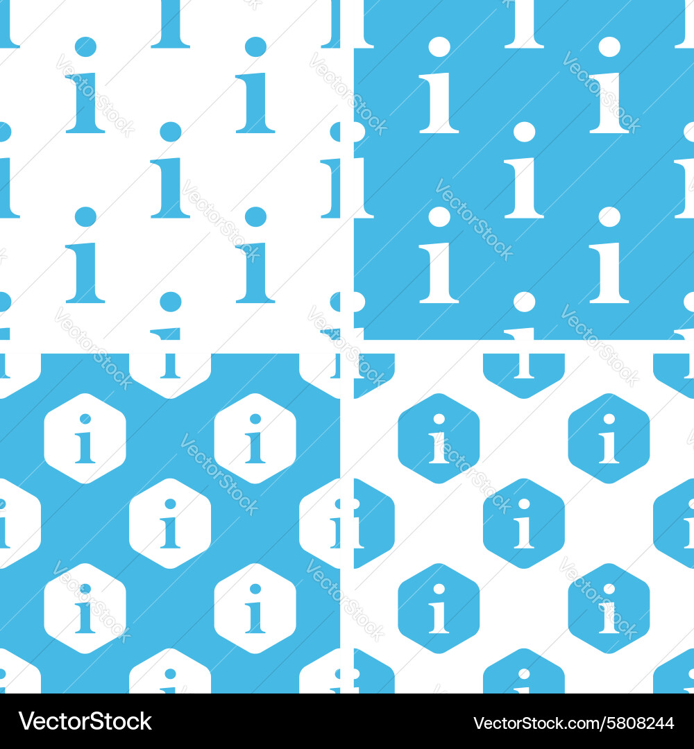 Information patterns set vector image