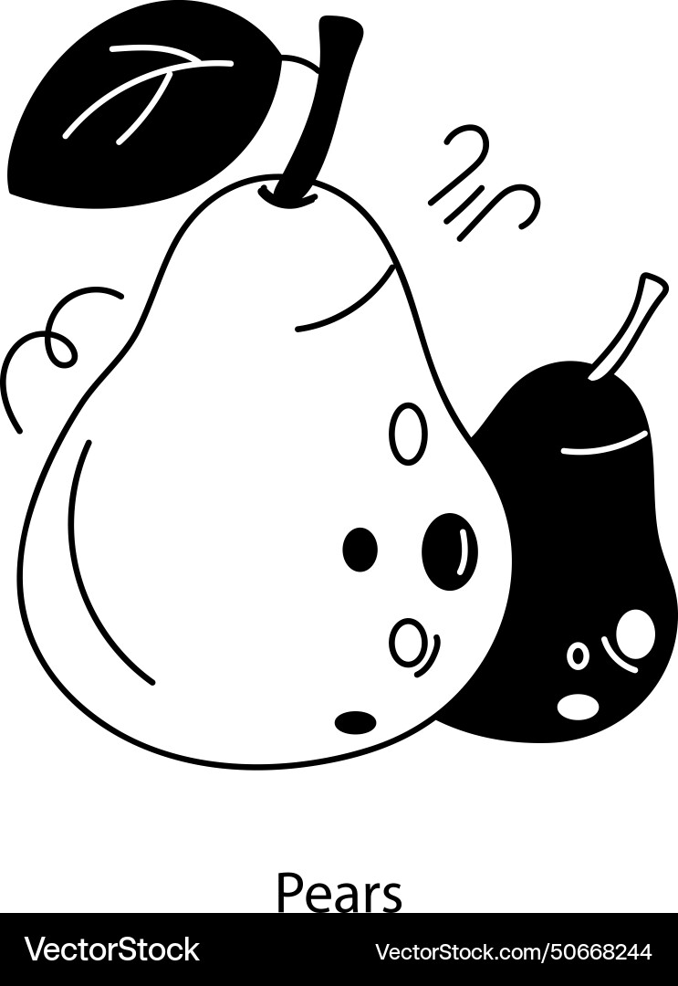 Pears Royalty Free Vector Image - VectorStock