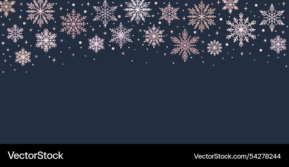 Soft snowflake background multicolored modern Vector Image