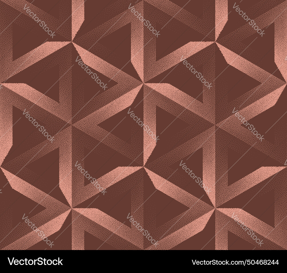 Triangular lattice geometric seamless pattern Triangular lattice geometric seamless pattern vector image