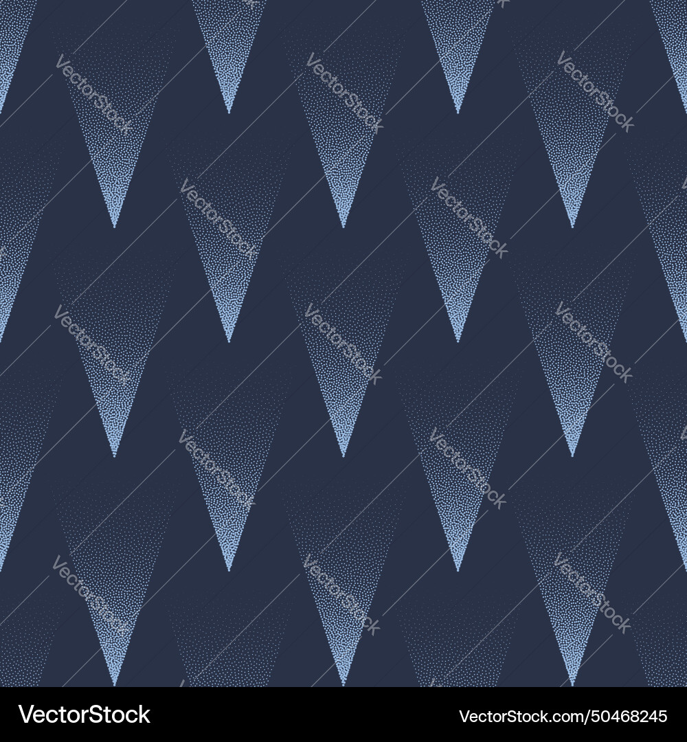 Inverted triangles grid seamless pattern trendy Vector Image