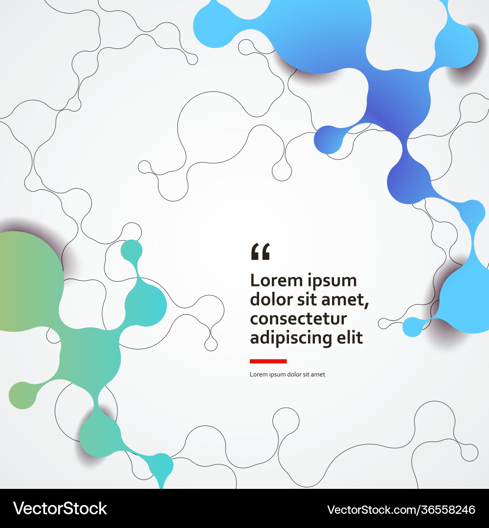 Abstract polygonal with connecting science dots Abstract polygonal with connecting science dots vector image