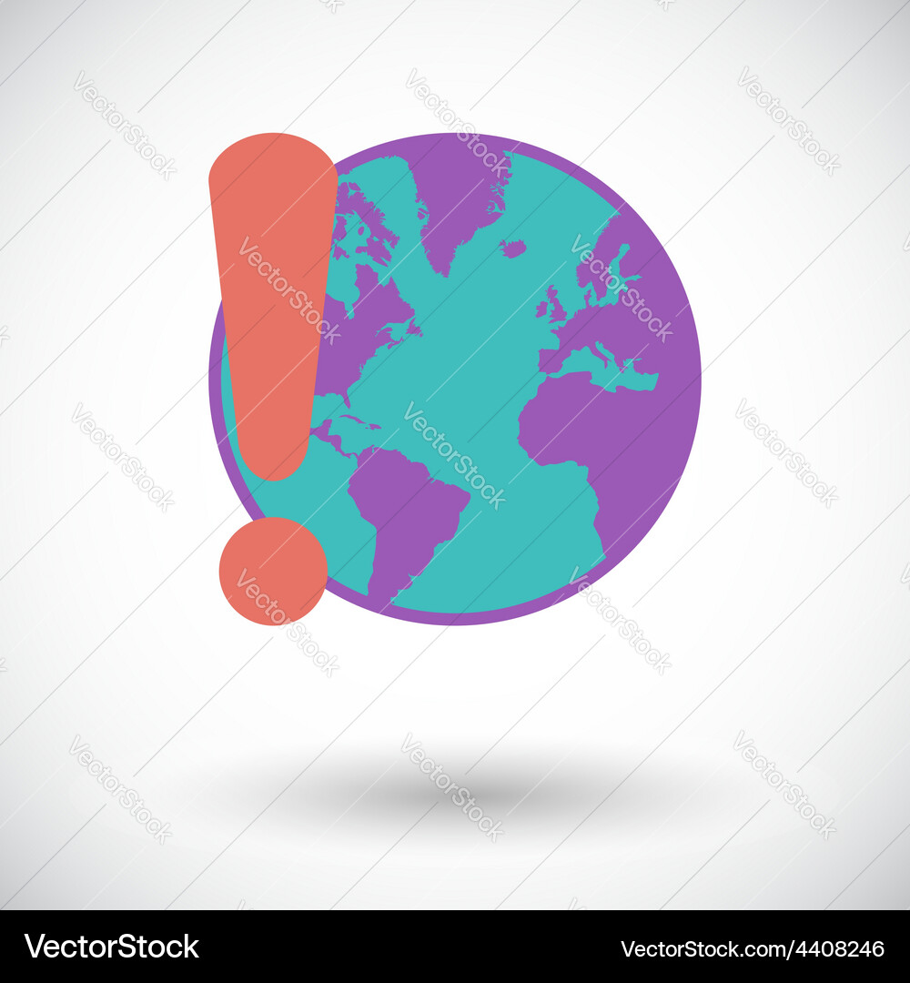 Problem connecting to the internet Vector Image