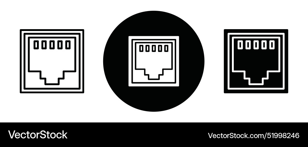 Tcp outline icon collection or set thin line Tcp outline icon collection or set thin line vector image