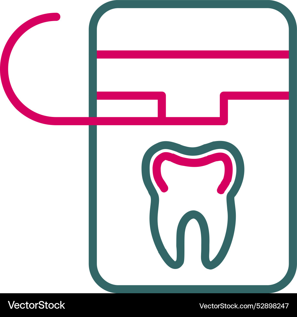 Floss icon design Vector Image