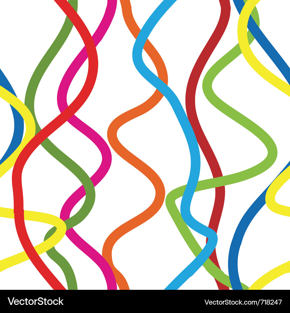 Intertwined Lines Background Vector Image