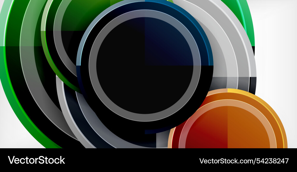 Minimal geometric abstract background circle Vector Image