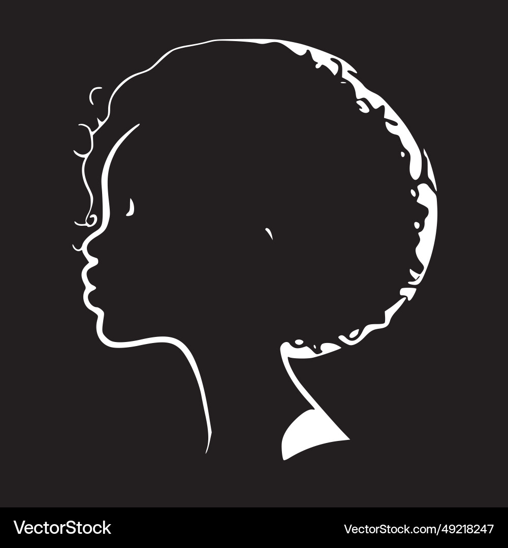 Schwarze Frau - minimalistische und einfache Silhouette Schwarze Frau - minimalistische und einfache Silhouette vektorbild