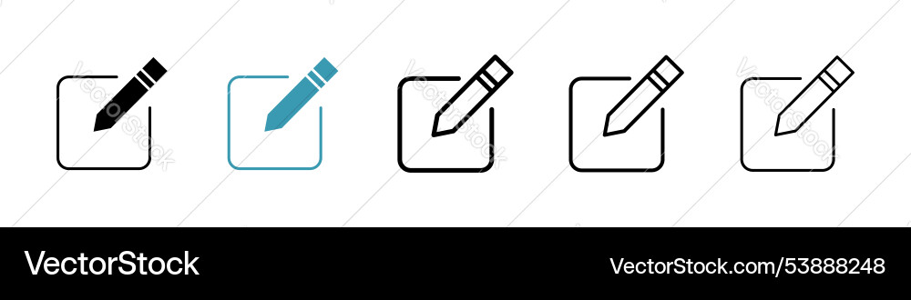 Post icon set Post icon set vector image