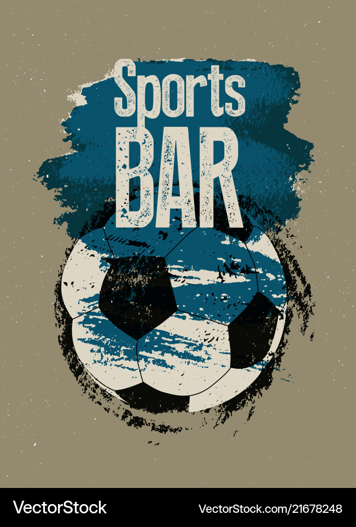 Sport Bar typografische Vintage Grunge Poster Sport Bar typografische Vintage Grunge Poster vektorbild