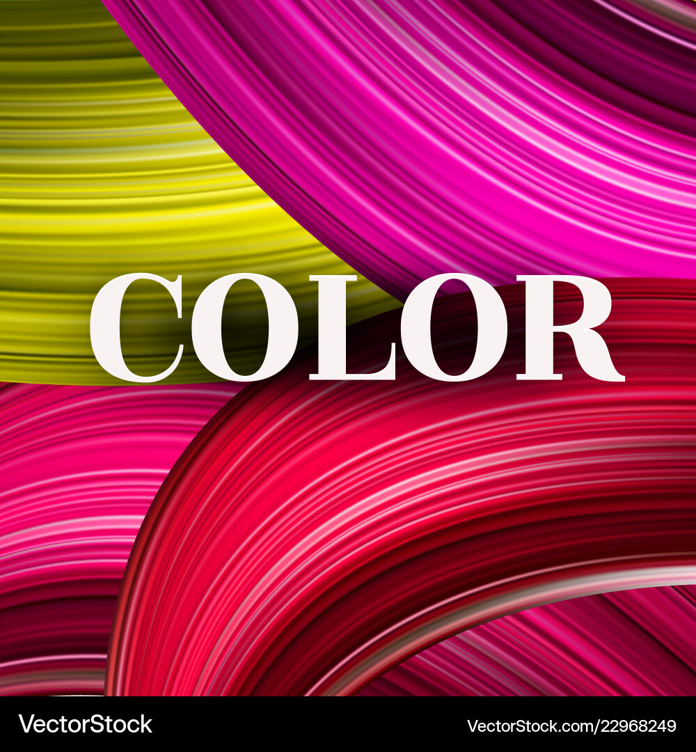 Abstract background colorful curve imag Vector Image