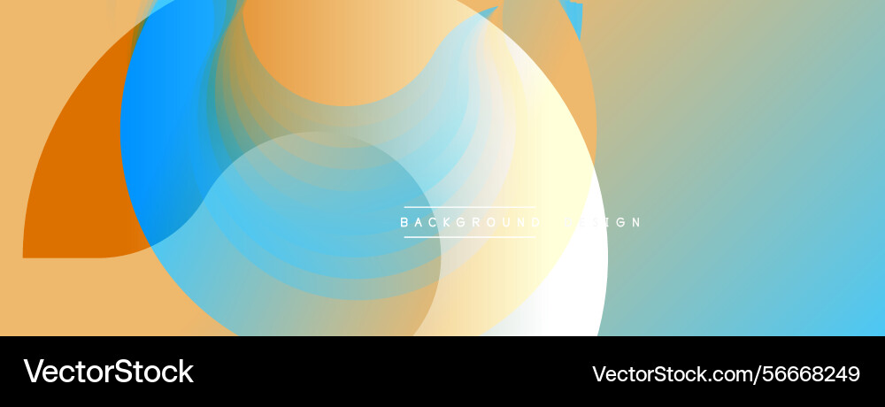 Abstract shapes overlap creating soft color Abstract shapes overlap creating soft color vector image