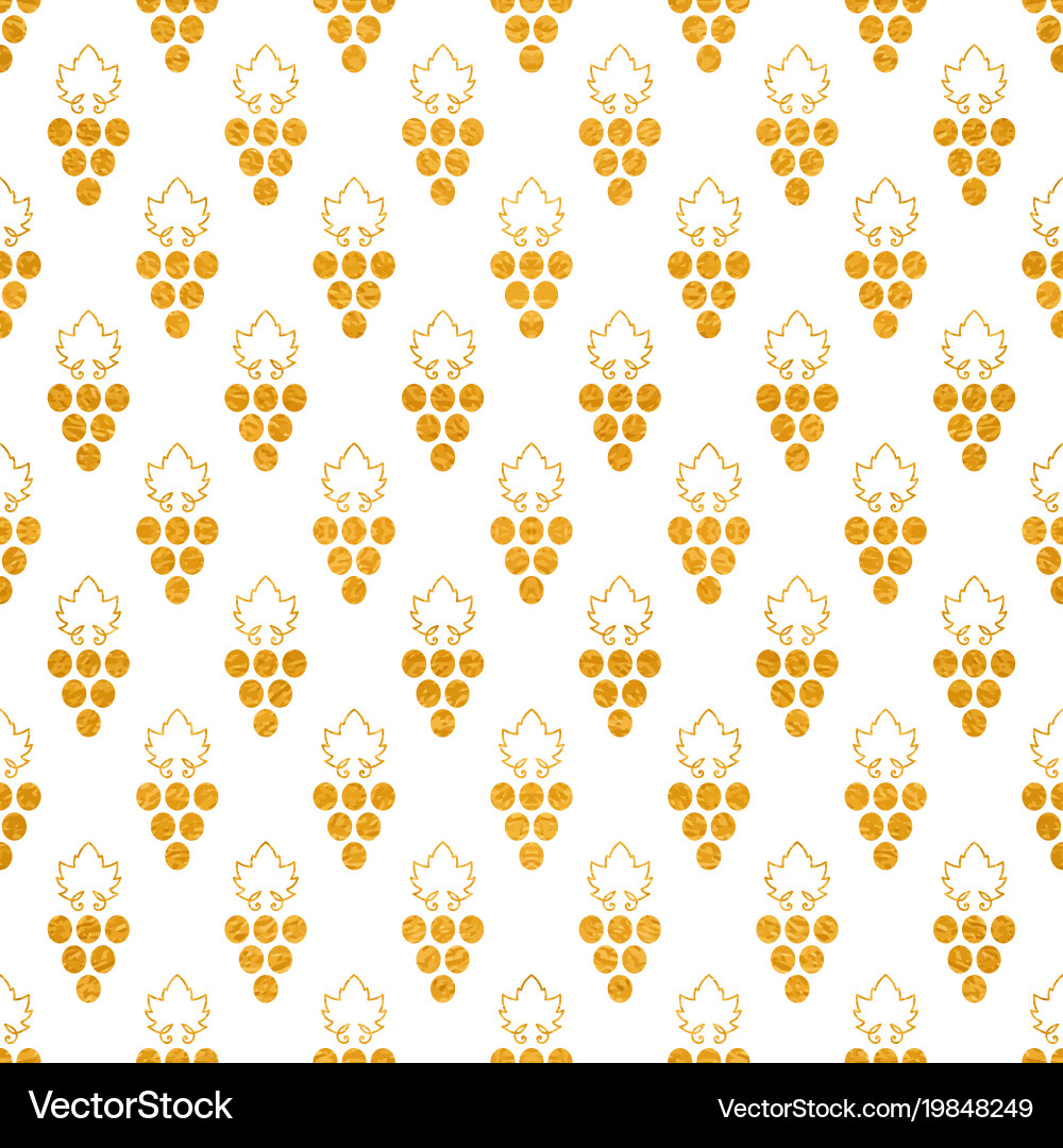 Grapes Seamless Pattern vector image