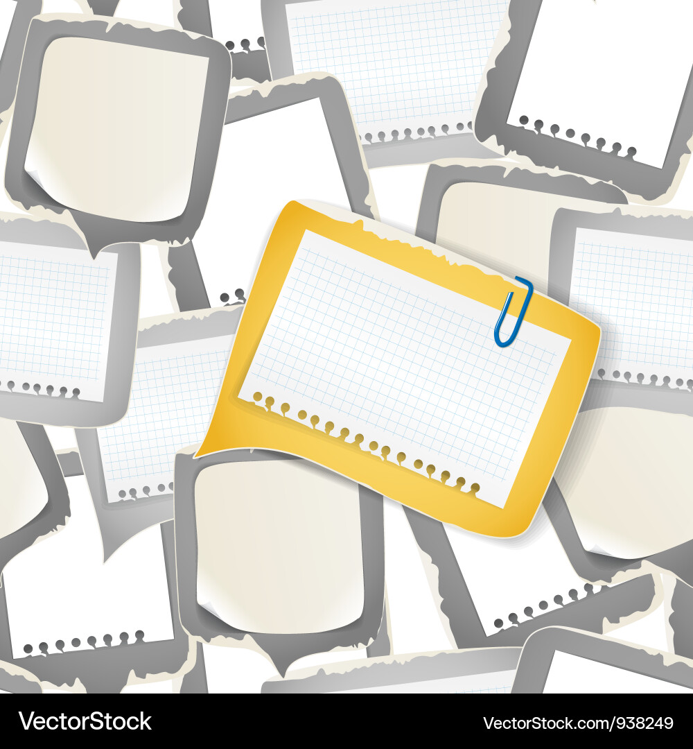 Notepad Paper Background vector image