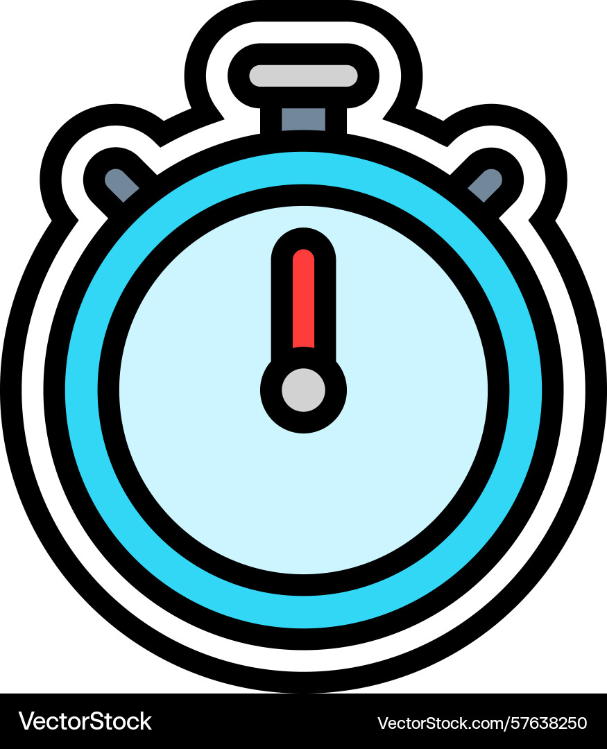 Built timer color icon Built timer color icon vector image