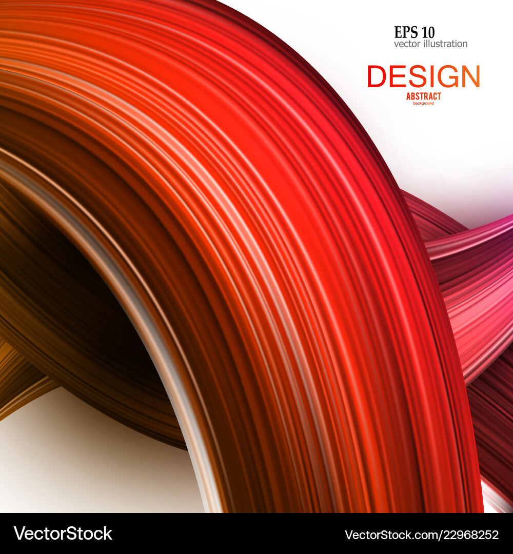Abstract Curve Background vector image