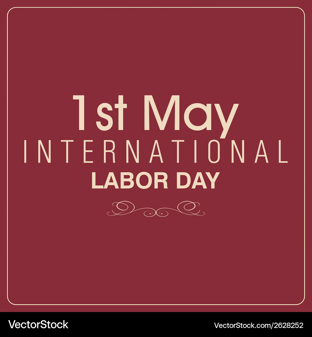 Abstract labor day background with special objects Vector Image